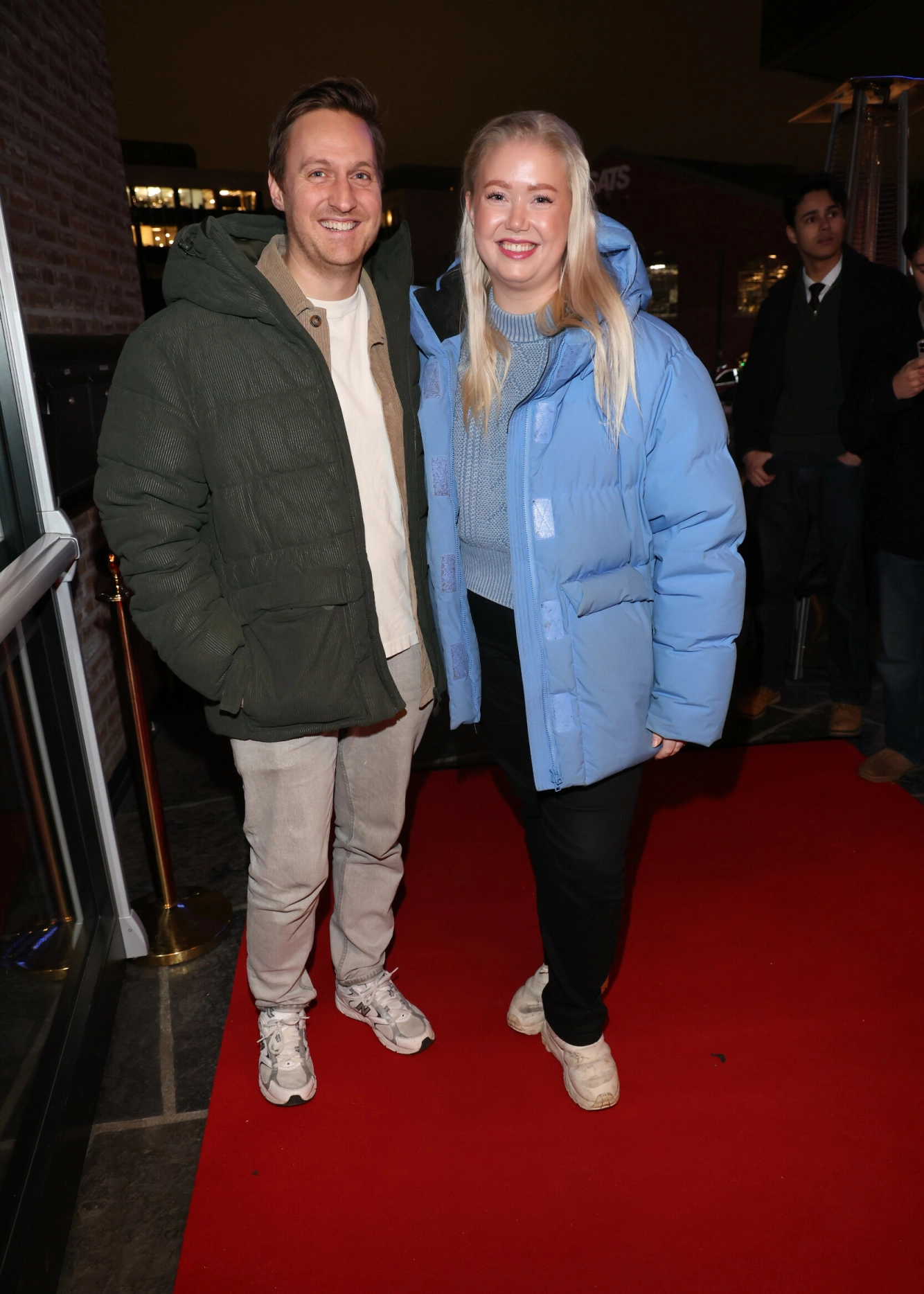 PREMIERE: Agnete Husebye her sammen med forloveden Vegard. Foto: Andreas Fadum / Se og Hør