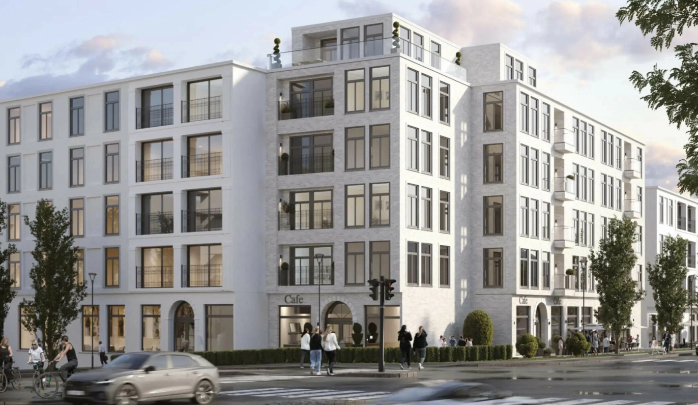PLANEN: Slik kan prosjektet ende med å se ut, ifølge utbygger. Foto: Atlas Eiendom / Meinich Arkitekter