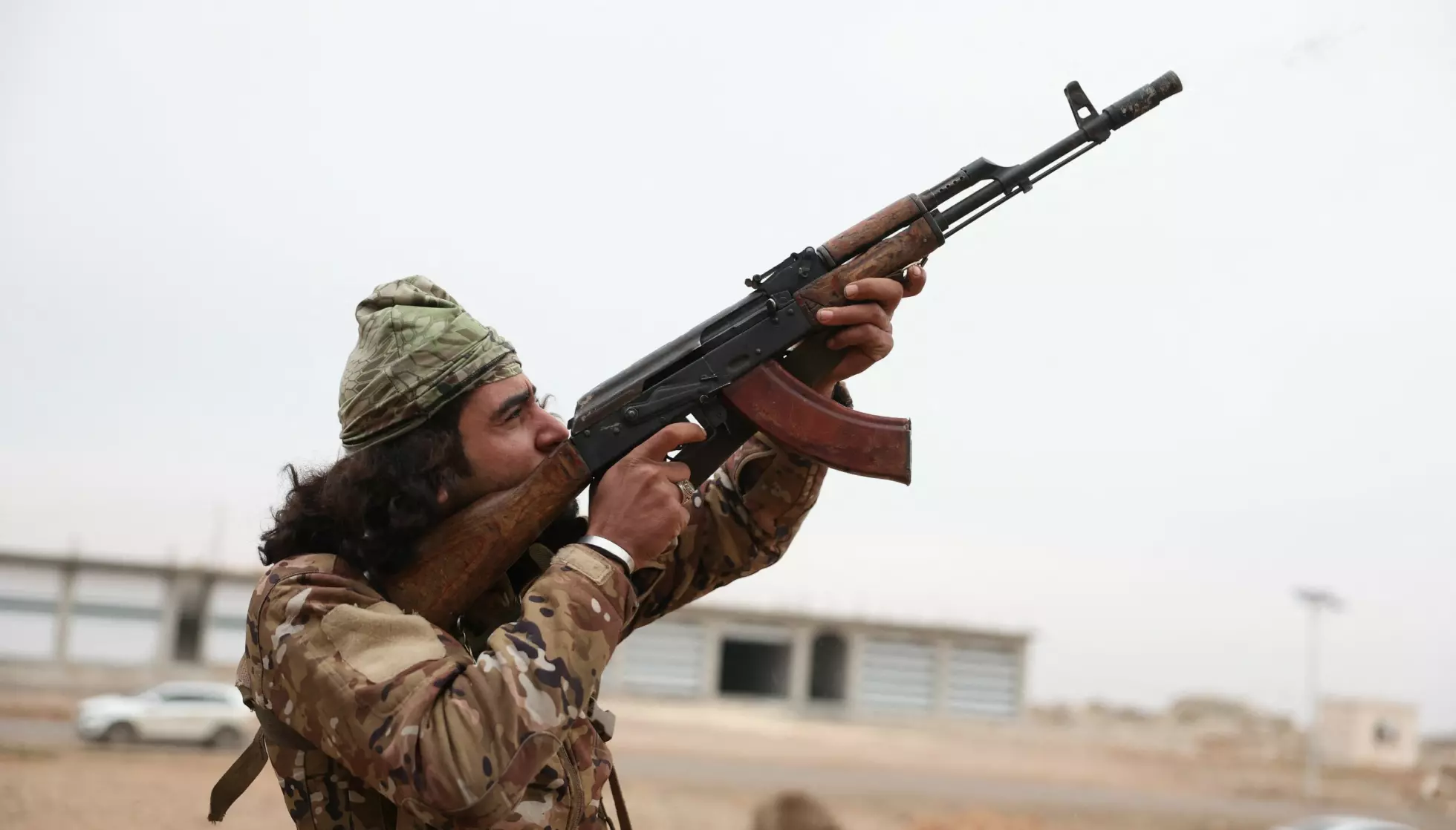 RYKKER FRAM: Den syriske regjeringshæren rykker stadig fram nordøst i Syria. Foto: OMAR HAJ KADOUR / AFP