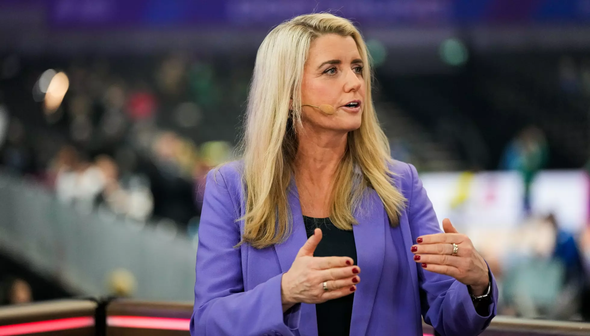 HÅNDBALLPRESIDENT: Randi Gustad. Foto: Beate Oma Dahle / NTB