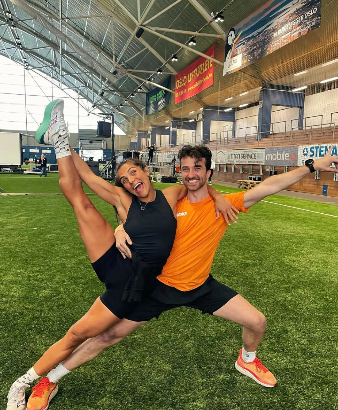 GODE VENNER: Jørgine Massa Vasstrand og Santino Mirenna ble gode venner da de var dansepartnere på «Skal vi danse». Foto: Instagram / @santinomirenna