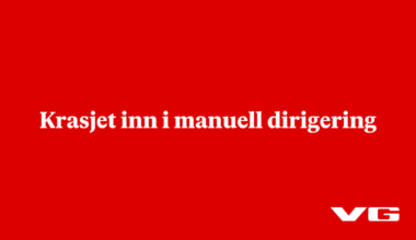 Bilulykke på E39 ved Sunnfjord