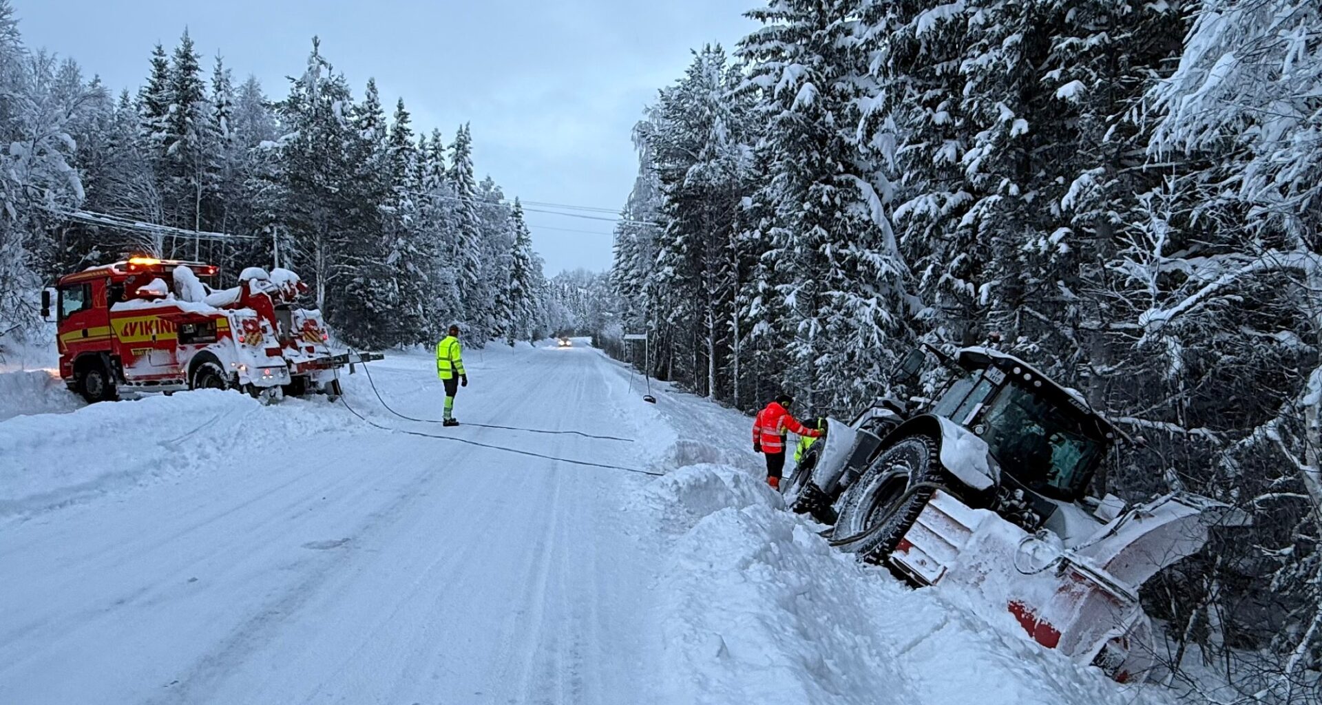 Trafikk, Vær | Havnet i grøfta