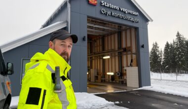Lokale nyheter, Marker | Sjekket om lastebilene var skodd for norsk vinter: – Dårlig føre på morgenen - Smaalenenes Avis