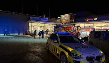 Sogndal, 110 vest | Evakuerte kjøpesenter i Sogndal