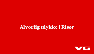 Alvorlig ulykke i Risør