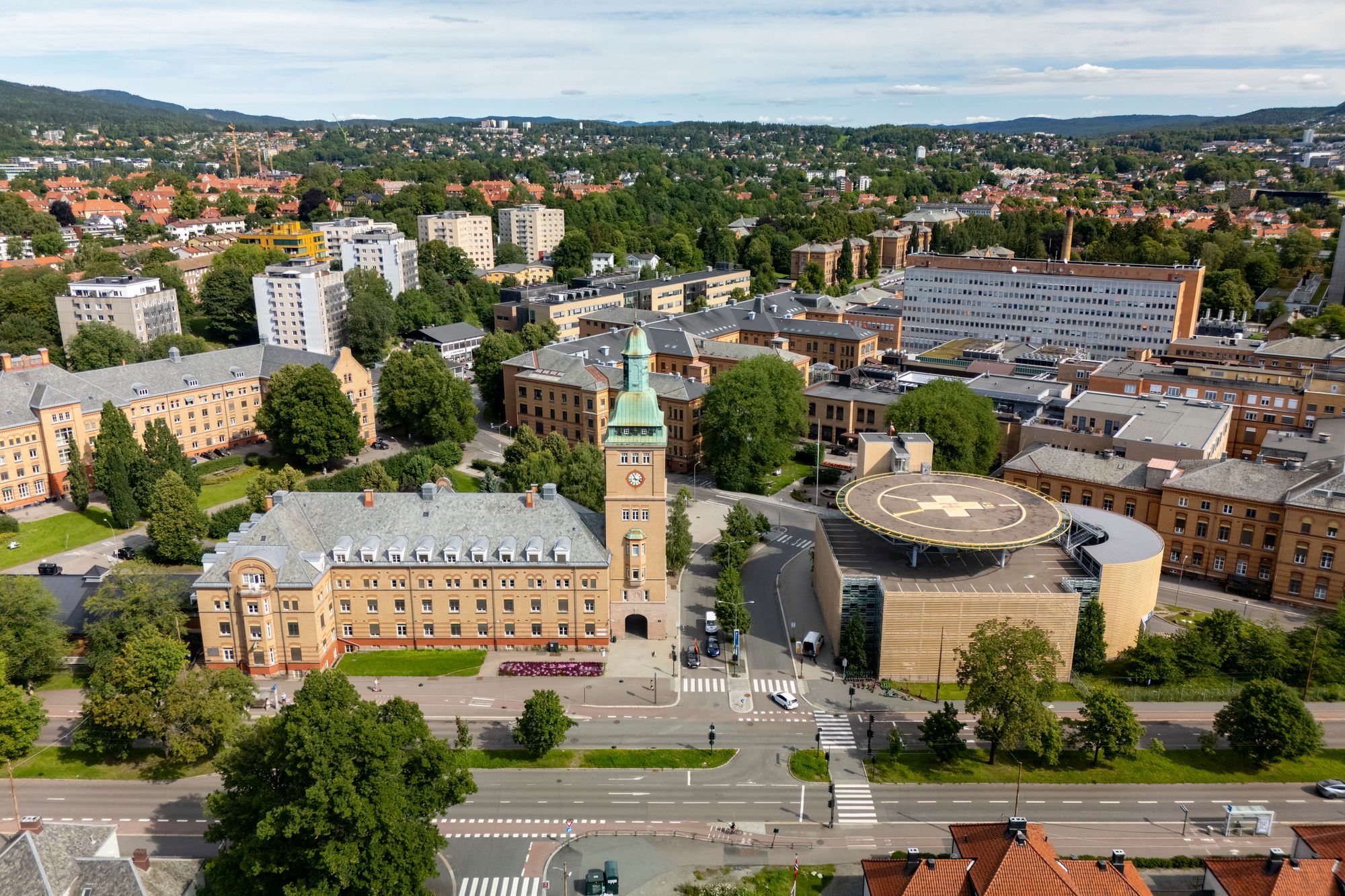 Oslo universitetssykehus var blant sykehusene som ble rammet.