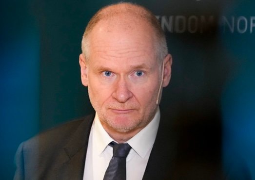 Oslo 20260106. 
Direktør i Eiendom Norge Henning Lauridsen presenterer boligprisstatistikk for desember 2025 under en pressekonferanse i Christiania Qvartalet Møtesenter.
Foto: Gorm Kallestad / NTB