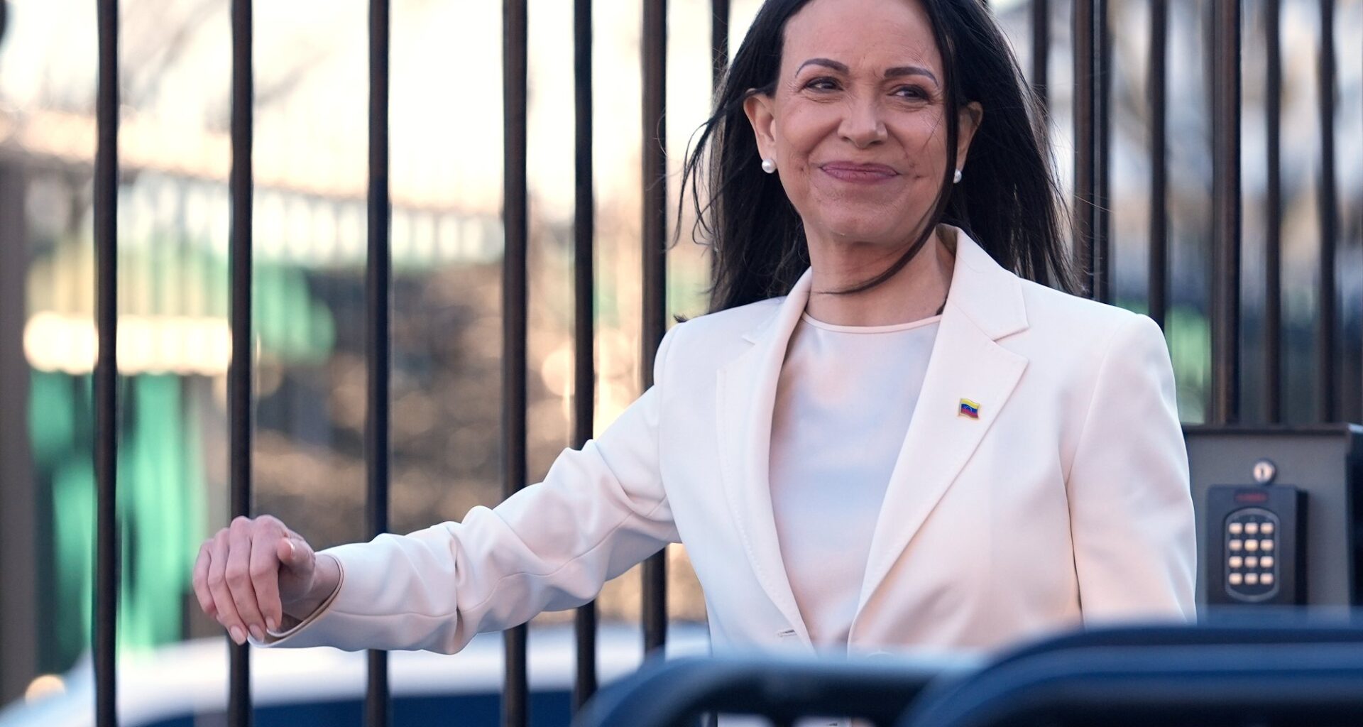 Trump, Nobels fredspris | Machado ga Trump Nobels fredspris-medaljen