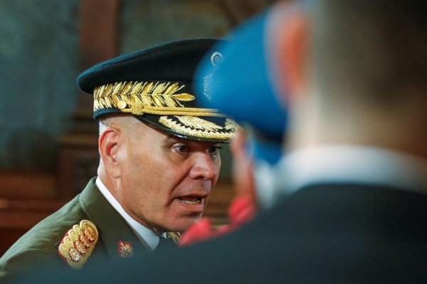 Venezuela's Defence Minister Vladimir Padrino attends the swearing-in ceremony of Vice President Delcy Rodriguez as Venezuela’s interim president at the National Assembly, after the U.S. launched a strike on the country and captured President Nicolas Maduro and his wife Cilia Flores, in Caracas, Venezuela, January 5, 2026. REUTERS/Leonardo Fernandez Viloria