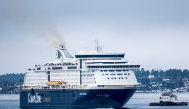 Color Lines Kiel-ferger i gang igjen etter nettverksfeil