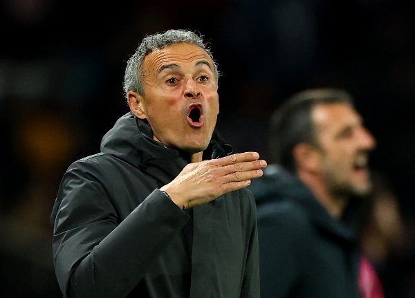 Soccer Football - Coupe de France - Round of 32 - Paris St Germain v Paris FC - Parc des Princes, Paris, France - January 12, 2026
Paris St Germain coach Luis Enrique REUTERS/Gonzalo Fuentes