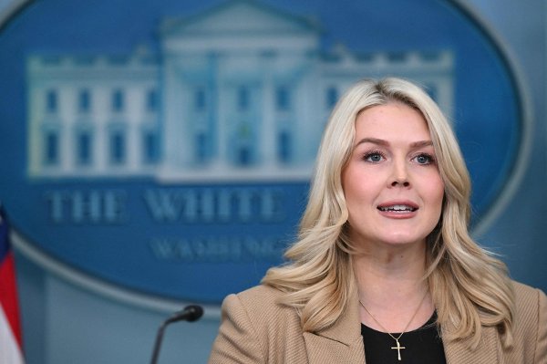 White House Press Secretary Karoline Leavitt speaks during a press briefing in the Brady Briefing Room of the White House in Washington, DC, on January 15, 2026. (Photo by Mandel NGAN / AFP)