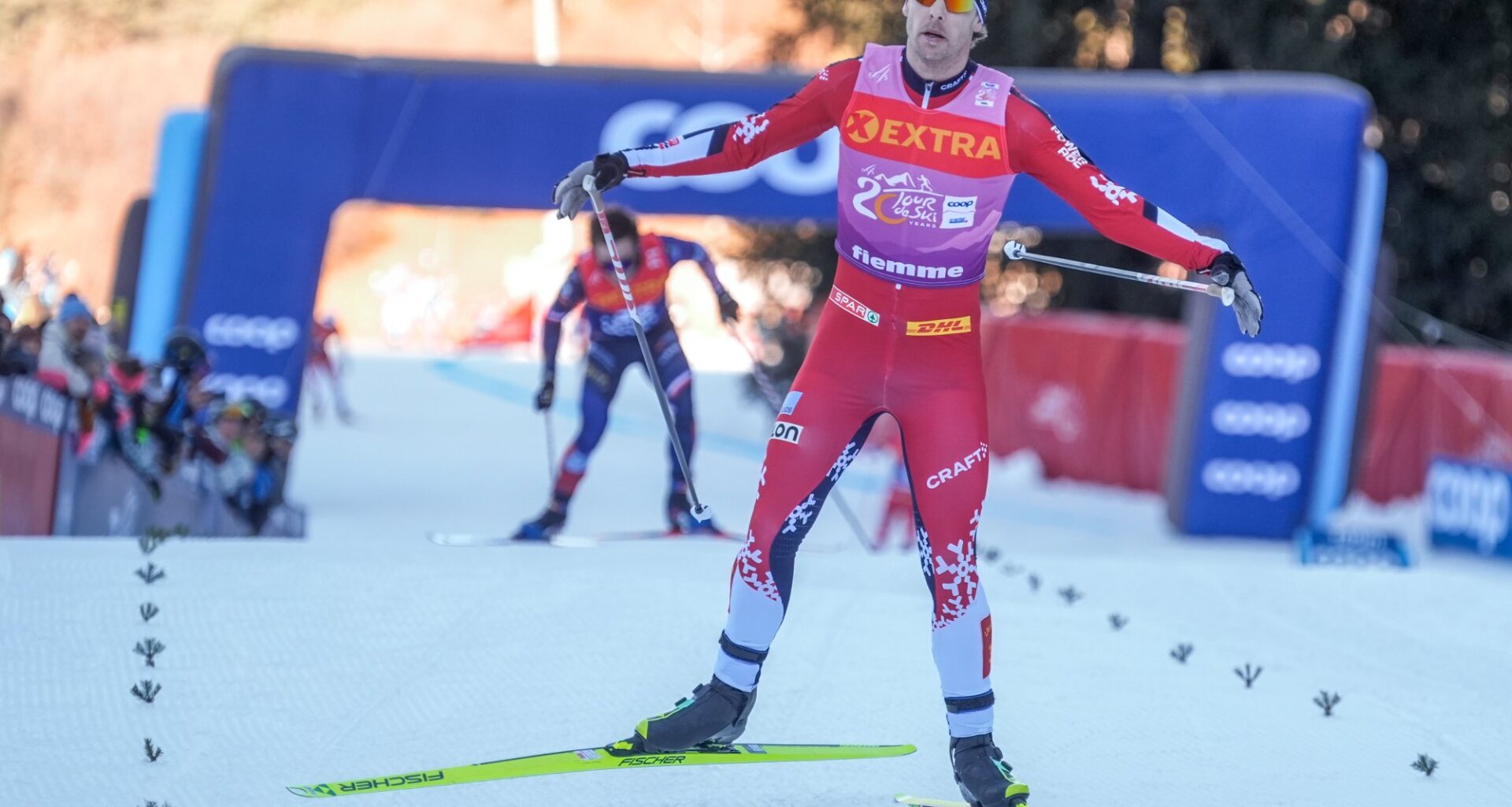 Nyheter, Sport | Mattis Stenshagen fra Follebu med monsteretappe i Tour de Ski: – Det er bare å ta av seg hatten