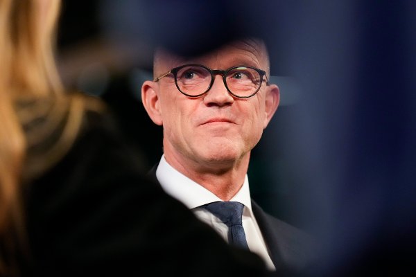 Lillestrøm 20260107.
Administrerende direktør i Næringslivets Hovedorganisasjon Ole Erik Almlid under årskonferansen til NHO på Nova Spektrum i Lillestrøm onsdag.
Foto: Heiko Junge / NTB