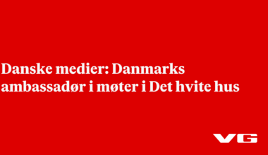 Danmarks ambassadør i møter i Det hvite hus