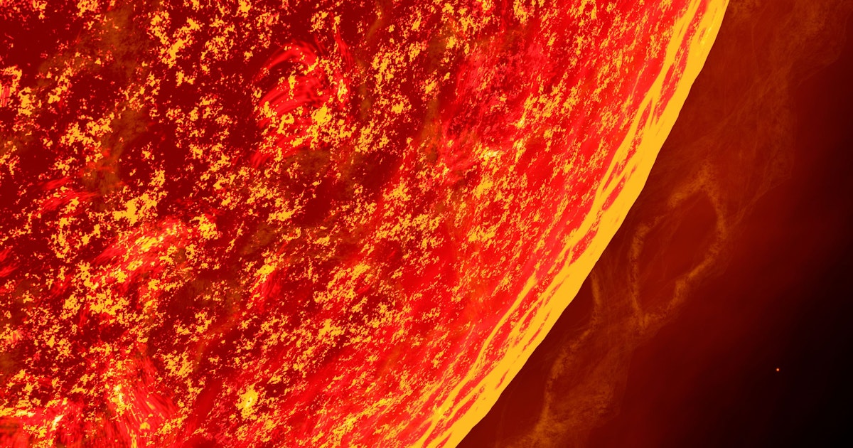 Da forskerne observerte den enorme stjernen, oppdaget de noe som rokker ved en av våre grunnleggende teorier om livets byggesteiner