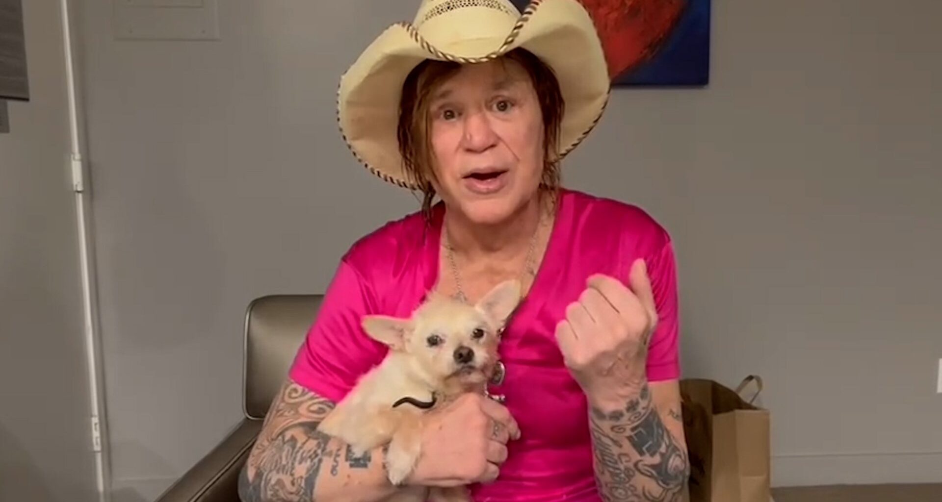 Mickey Rourke, Innsamling | Superstjernen Mickey Rourke: – Jeg er ydmyket