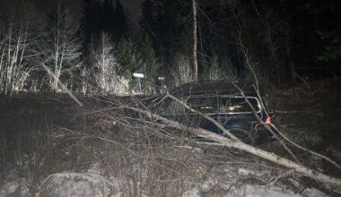 Ulykker og hendelser, Lillehammer | Kjørte av vegen i Lillehammer