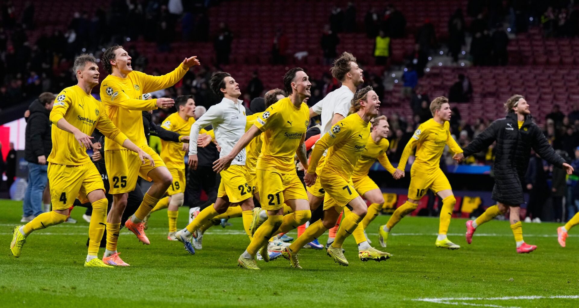 Bodø Glimt, Champions League | Bodø/Glimt ryster Europa: Hylles av PL-legende etter historisk skalp mot Atlético Madrid