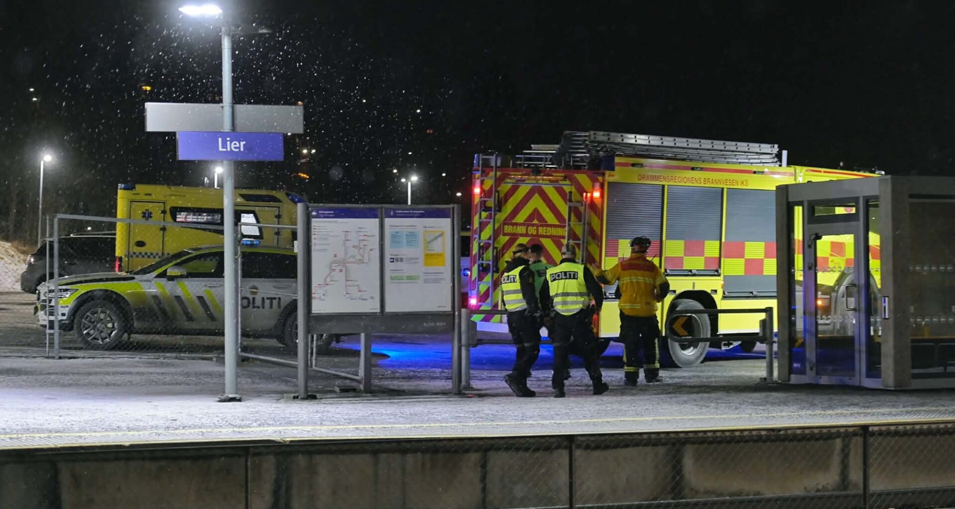 Lier, Nyheter | Fikk melding om at en person var påkjørt av toget