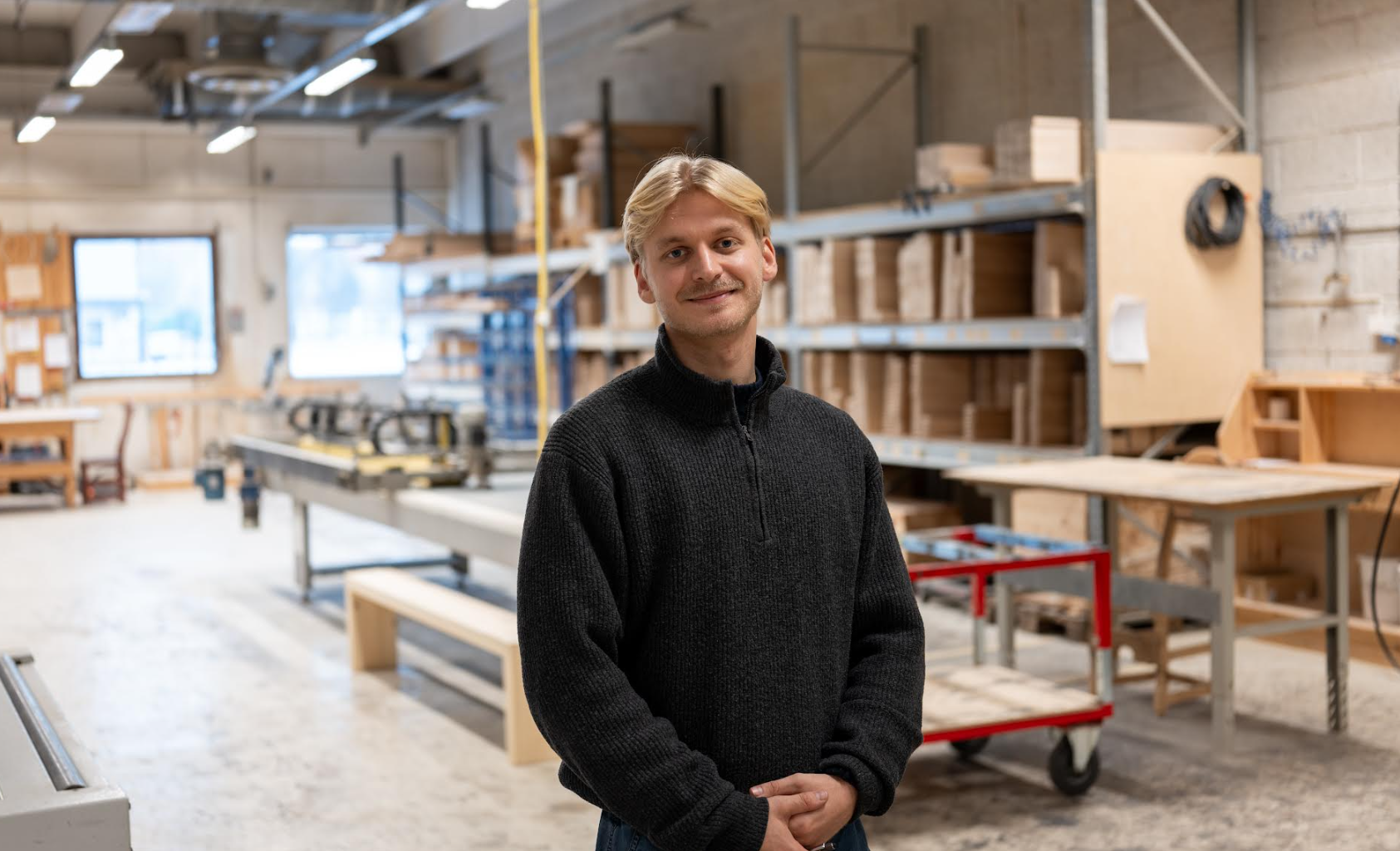 Konkurranse, Nordre Land | Vant prestisjekonkurranse: Fredrik skal produsere nye møbler for Kistefos