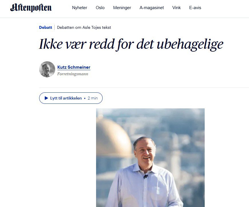 Aftenposten, Falsk profil | Aftenposten avpubliserer innlegg fra «jødisk forretningsmann»: – Ikke kontroll