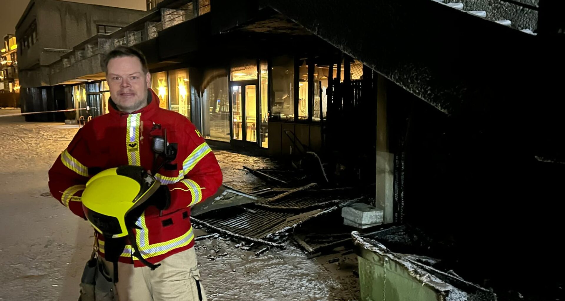 Politi, Brann | Rådhus-brann på Fagernes: Har satt i gang stor leteaksjon