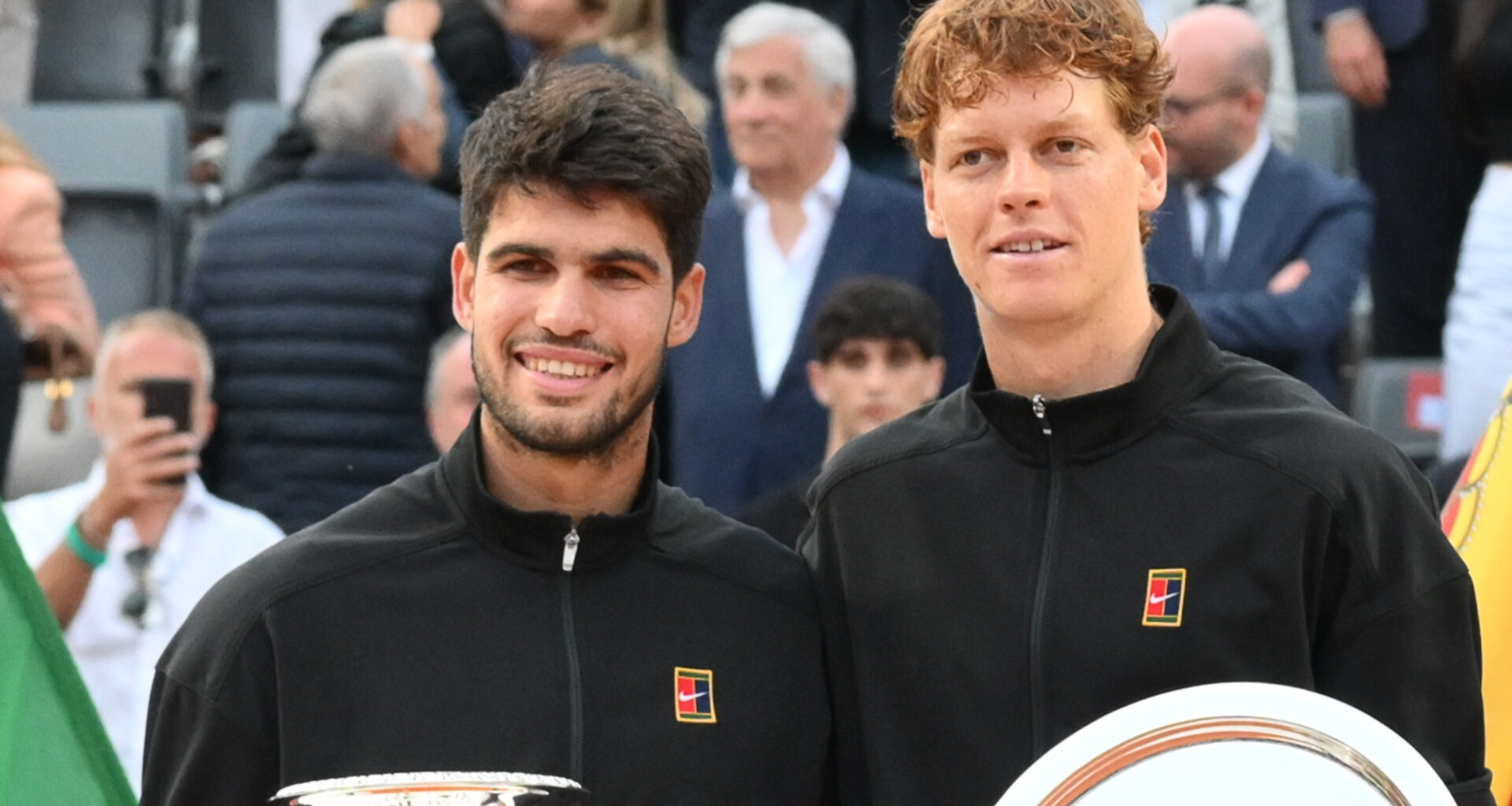 Carlos Alcaraz og Jannik Sinner vil gjerne spille som et doublepar minst én gang: "Kanskje i år, det blir en overraskelse" -