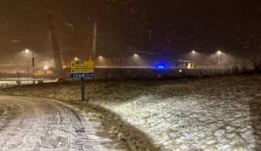 E18, Larvik | E18 var stengt etter ulykke – glatte veier