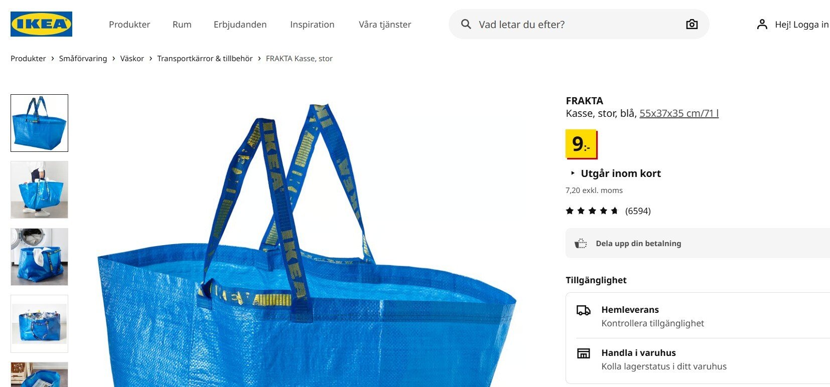 Ikea, Bærepose | Ikea-klassikeren skal endres