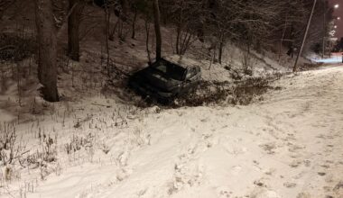 Hendelser, Skien | Kjørte av veien og inn i en stolpe