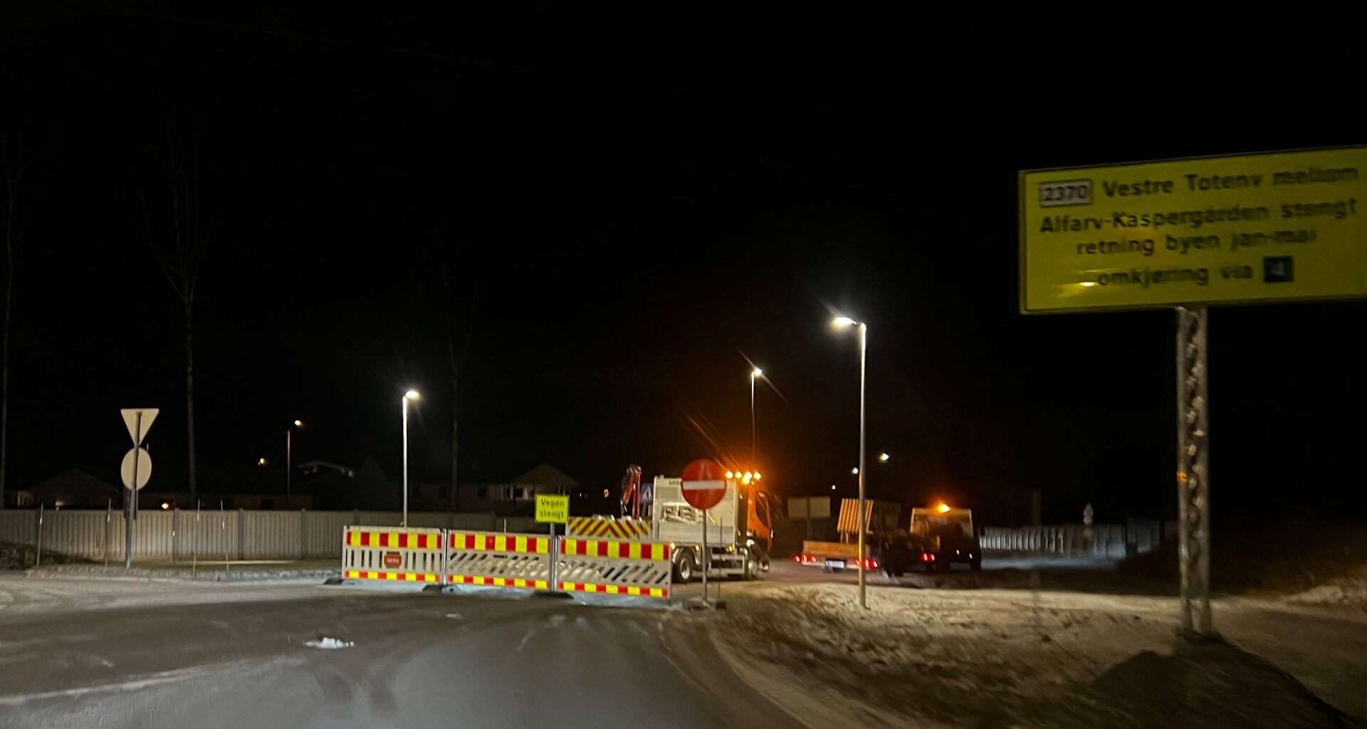 Trafikk, Gjøvik | Blir stengt de neste fire månedene