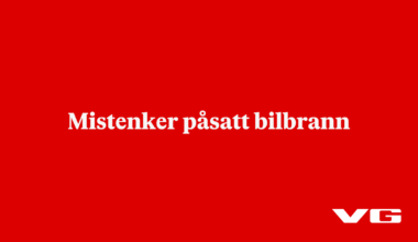 Mistenker påsatt bilbrann