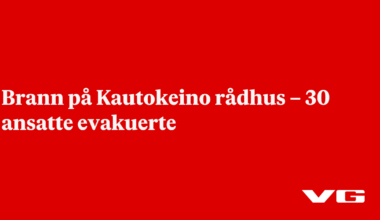 Brann på Kautokeino rådhus – 30 ansatte evakuerte