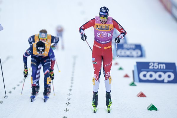 Toblach, Italia 20260103.
Mattis Stenshagen under klassisk sprint finaler under Tour de ski i Val di Fiemme.
Foto: Terje Pedersen / NTB