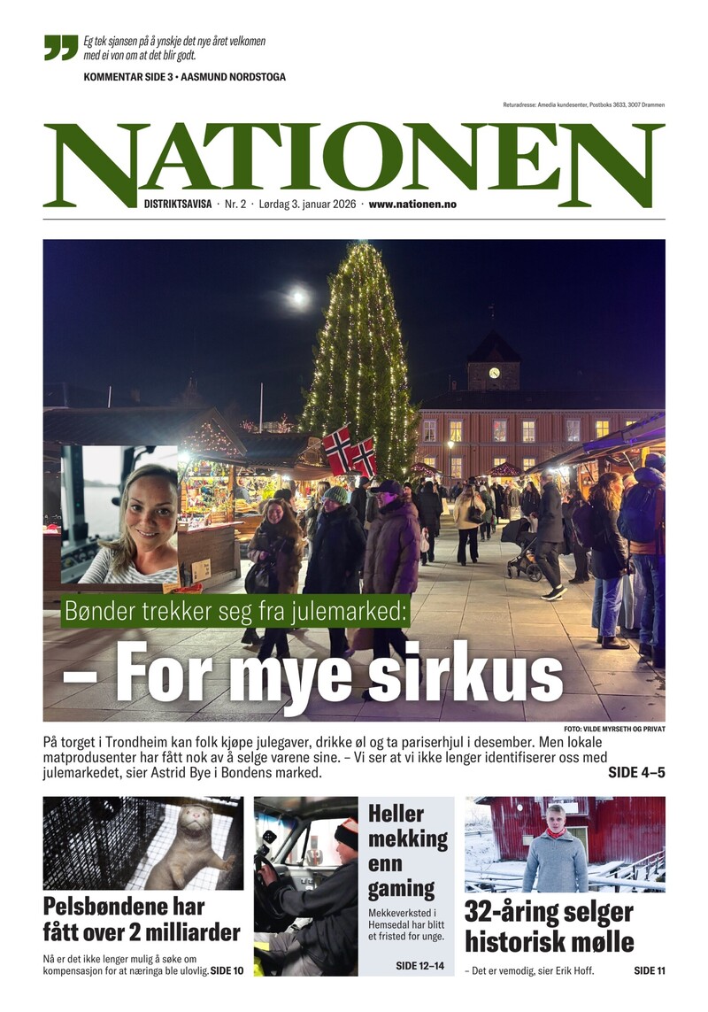 Forsiden til siste Eavis.