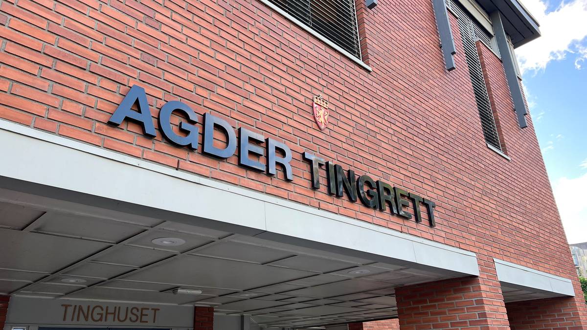 Inngangspartiet til Agder tingrett i Arendal