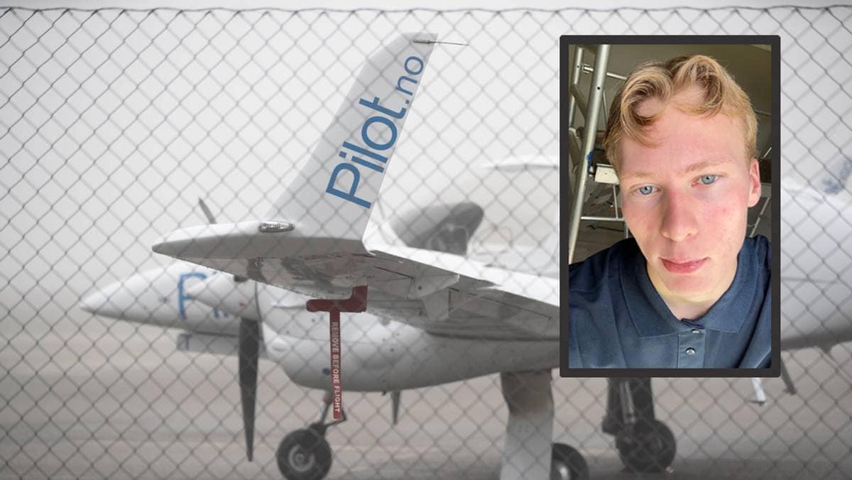 et bilde av en person på et fly (Bildebeskrivelsen er laget av en KI-tjeneste)