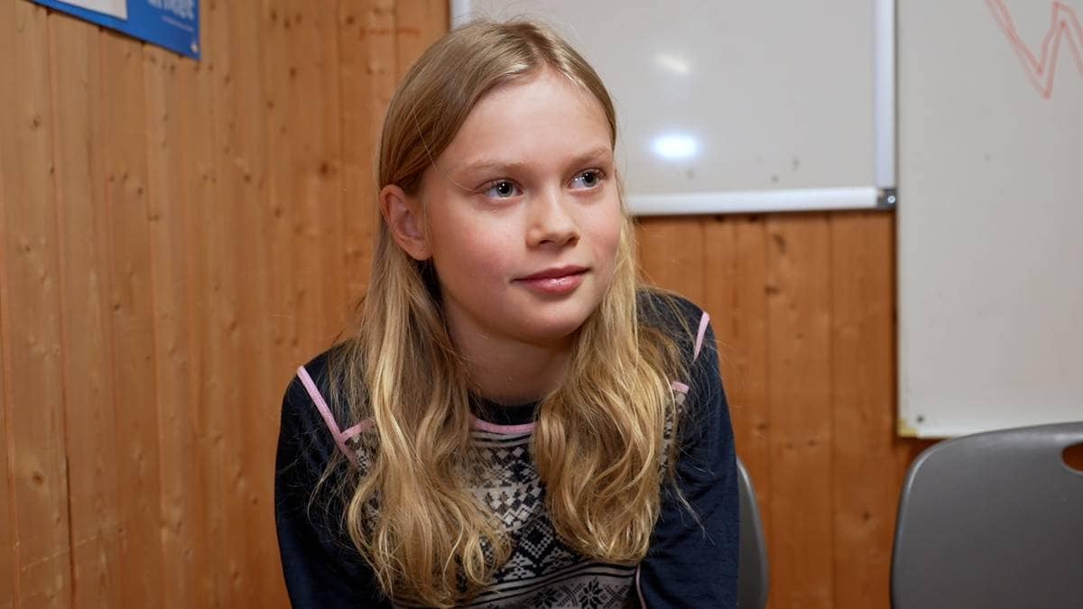 Torveig Isaksen (11) er elev i 6B på Komsa skole i Alta.