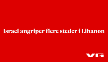 Israel angriper flere steder i Libanon
