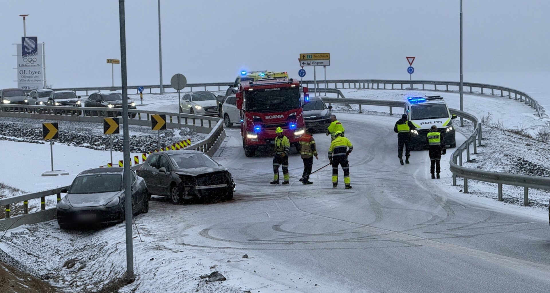 Nyheter, Lillehammer | Front mot front på E6