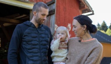 Ole Marius Vormdal, Tonje Jakobsen og Oline (i midten)