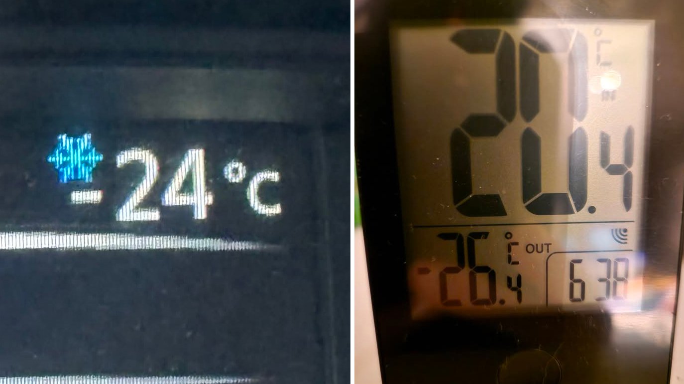 Vær, Kulde | Bikkjekald søndag – se hva leserne melder om