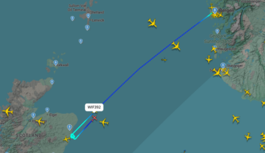 Nyheter, Fly | Her må Widerøe-flyet vende snuten hjem til Bergen