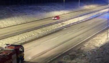 Trafikk, Sande | Store skader etter E18-ulykke