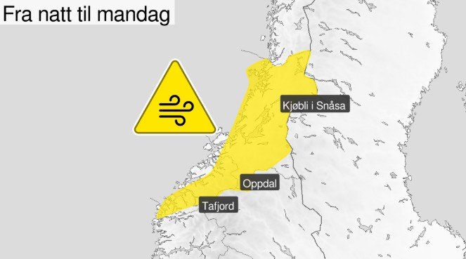 Vær, Vinter | Farevarsel: – Foreløpig har vi kontroll