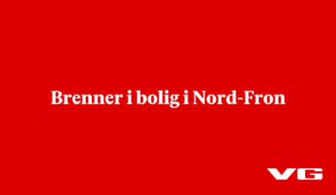 Brenner i bolig i Nord-Fron