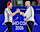 Norges Gaute Nepstad og Magnus Ramsfjell etter å ha slått Storbritannia i herrenes gruppespillkamp, runde 8, i OL-curling i Cortina.  Foto: Jonas Ekströmer / TT / NTB