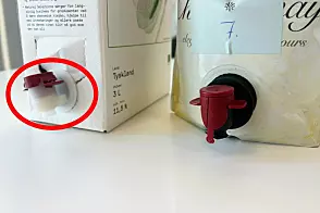 Sliter med ny pappvinkork